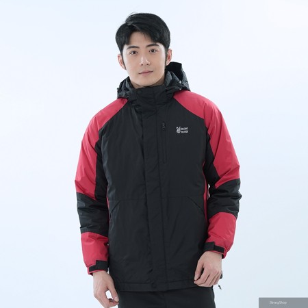 男款極暖GlobeTex防水防風保暖顯瘦羽絨外套GJ23041 / 紅色