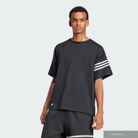 Adidas Neu C Tee JC9935 男 T恤 運動上衣 休閒短袖 黑 白 亞版
