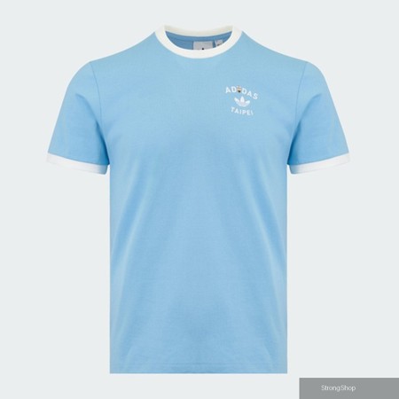 Adidas Tpe City Tee KR1711 男女 T恤 運動上衣 休閒短袖 水藍 亞版