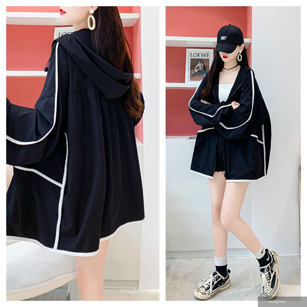 防曬 涼感 大碼 女裝 冰絲 外套 清爽帥氣薄外套 L-5XL