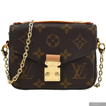 Louis Vuitton LV M81267 Micro Mtis 經典花紋超迷你手提斜背兩用小廢包