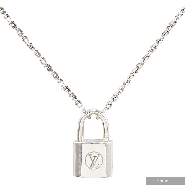 Louis Vuitton LV Silver Lockit 限量經典LOGO鎖頭純銀吊墜.銀 現貨