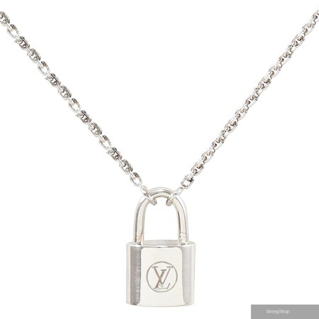 Louis Vuitton LV Silver Lockit 限量經典LOGO鎖頭純銀吊墜.銀 現貨