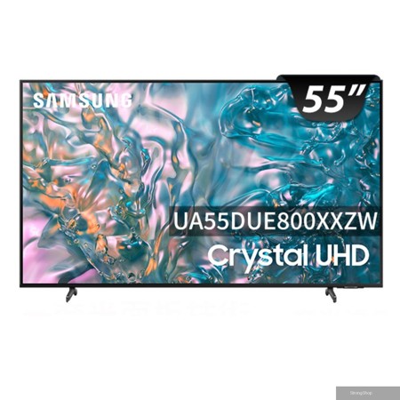 55吋 4K 微邊框纖薄 智慧顯示器液晶電視 含K歌音響(消人聲/無線麥克風) 55DUE800 (UA55DUE800XXZW)