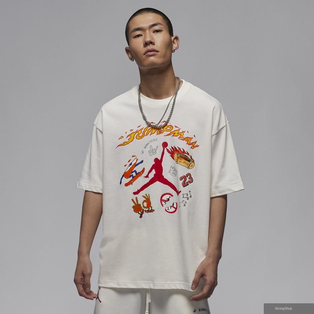 AS M J SS OS CREW NECK GCEL 男 短袖T恤-HJ3965133