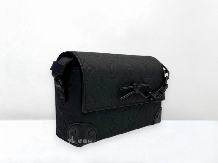 遠麗精品 132 S5453 LV包包 Steamer黑牛皮壓紋方盒包M81746 (板橋府中店)