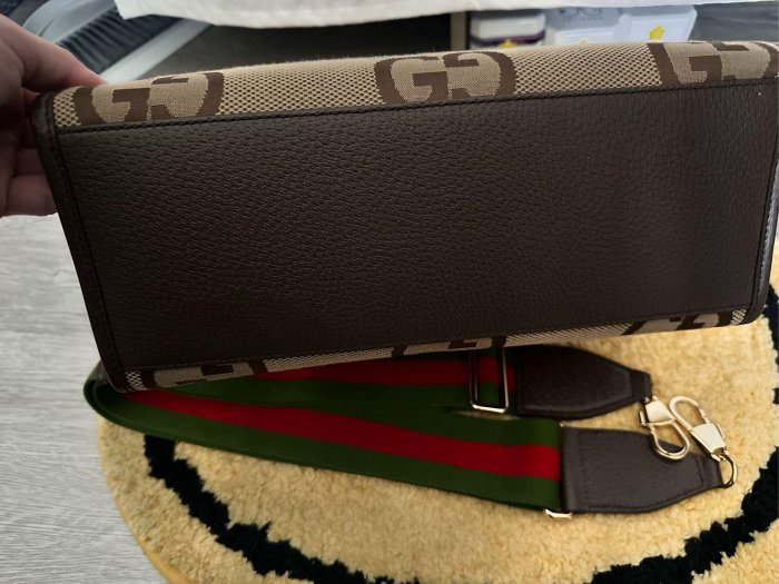 Y1419534618 905 Gucci 703974 UKMDC 2570 飾超雙G圖案托特包