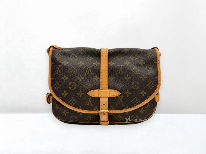 遠麗精品 132 S5528 LV包包 原花Saumur MM馬鞍包M40710 (板橋府中店)