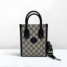 遠麗精品 132 S5489 GUCCI包包 深藍牛皮老花琴譜包671623 (板橋府中店)