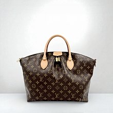 喬萱名品 12 JA1719 LV包包 原花半圓弧拉鍊鎖頭BOETIE MM兩用包M45987 (桃園店)
