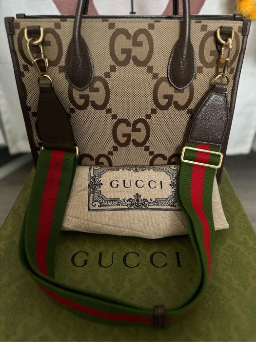 Y1419534618 905 Gucci 703974 UKMDC 2570 飾超雙G圖案托特包