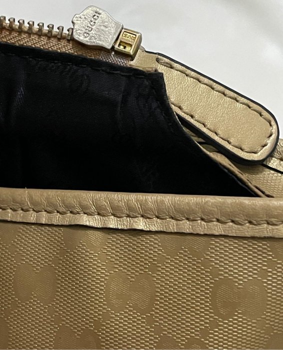 Y6996377655 457 Gucci 金色雙G緹花防水PVC拉鍊大托特包